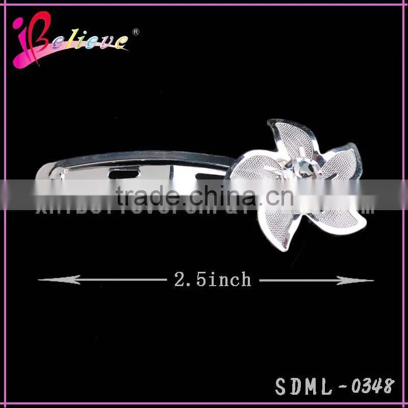Nice trendy crystal hair pin for girls,diamond pin for hair,women hair pin type