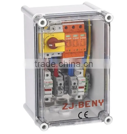PV string combiner box