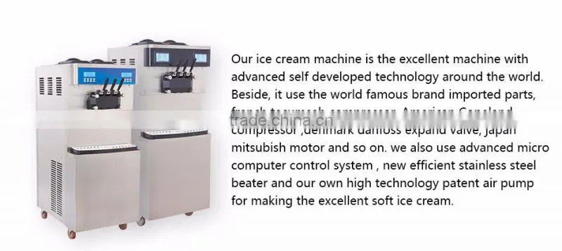 Yiwu factory ice cream maker for restaurant for supermarket use