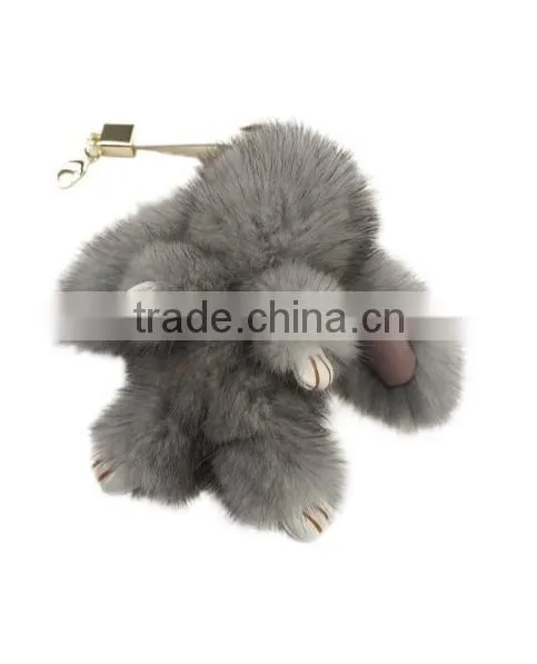 rabbit fur Baby Animal Nursery Doll Toys Home Decoration Pendant Hanging Ornements Christmas Gifts For Children
