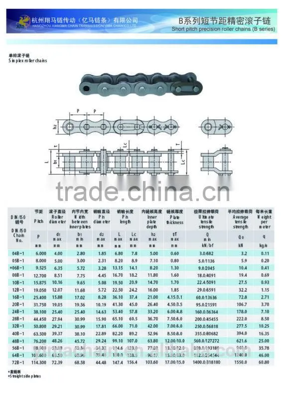 40Mn roller chain 16B