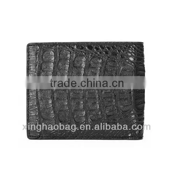 Must-have brand genuine crocodile skin wallet