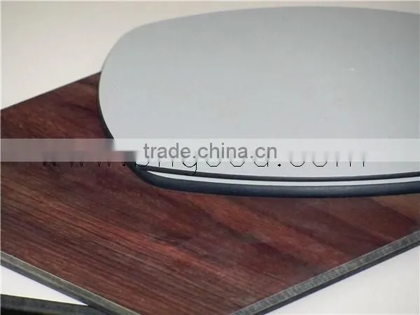 solid phenolic laminate postforming for tabletops