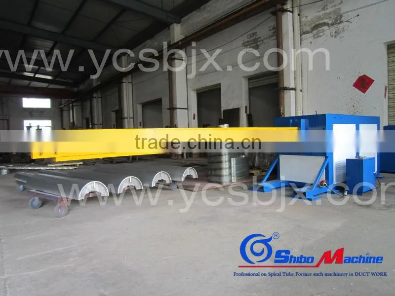 Hydraulic oval duct forming machine