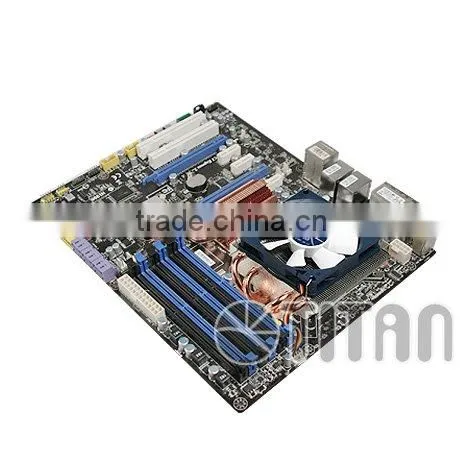 CPU 1.5 U low profile Intel LGA 775 1155 1156 AMD PWM controller heat pipe cooler
