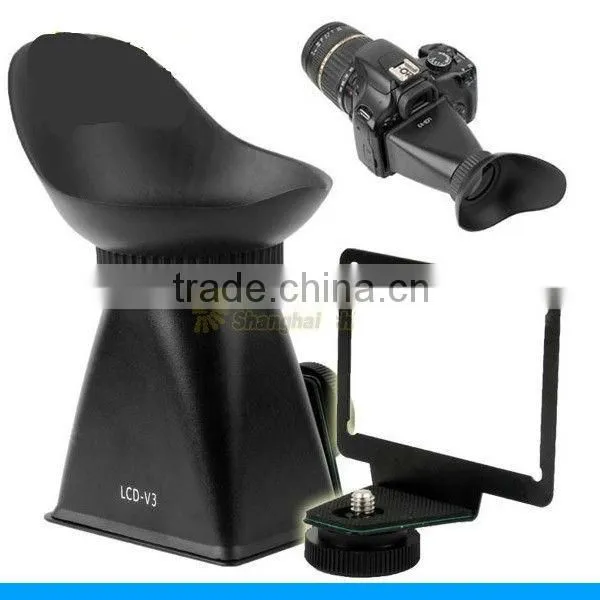 3" lcd viewfinder 2.8X 3" LCD Viewfinder V3 Magnifier Eyecup Extender for Canon 600D 60D T3i LF89