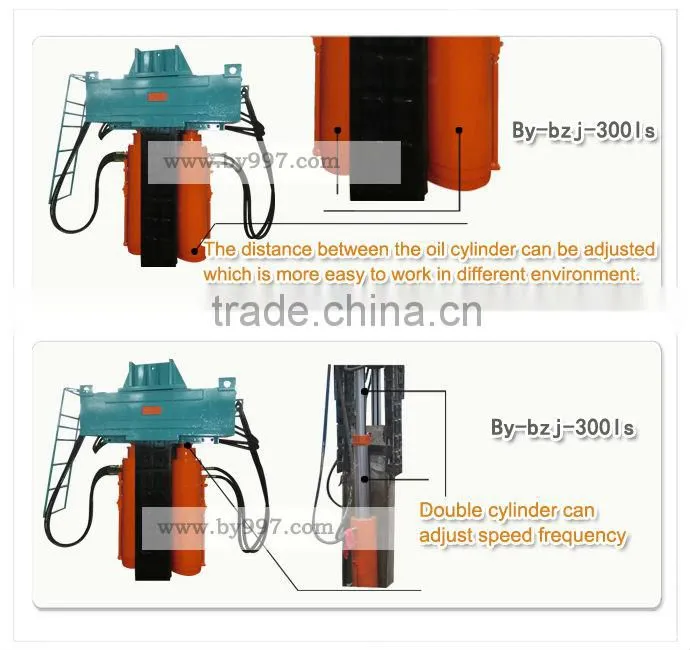 Mini Highway Hydraulic Pile Driver and Pile Extractor for Guardrail