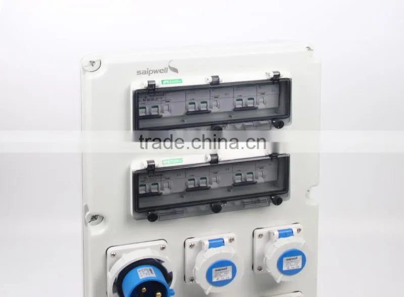 SAIP/SAIPWELL New Customized IP66 Waterproof Power Socket Box