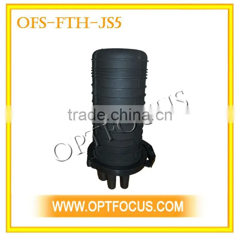 RoHS compliant 5 port Dome type Shrinkable seal fiber optic splice enclosure