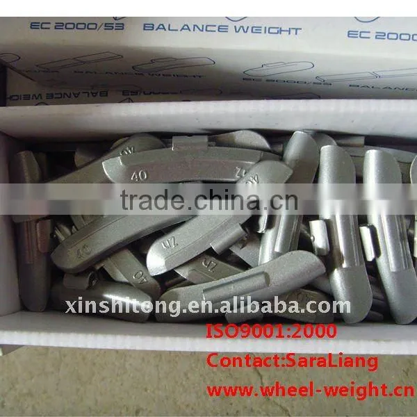 zn wheel weights and clips for alloy rims