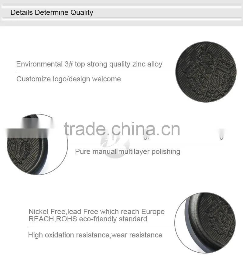 Nice Designer Custom Black Coat Metal Buttons For Sales