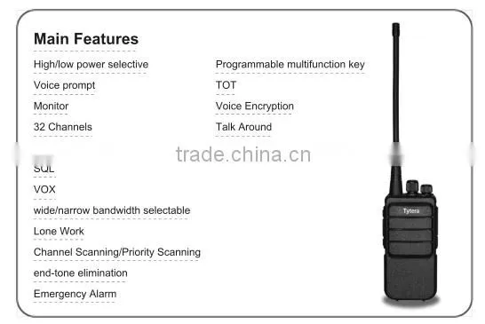 5W 32Ch TYT MD-280 Professional Radio Most Powerful Walkie Talkie Ham Radio HF Transceiver