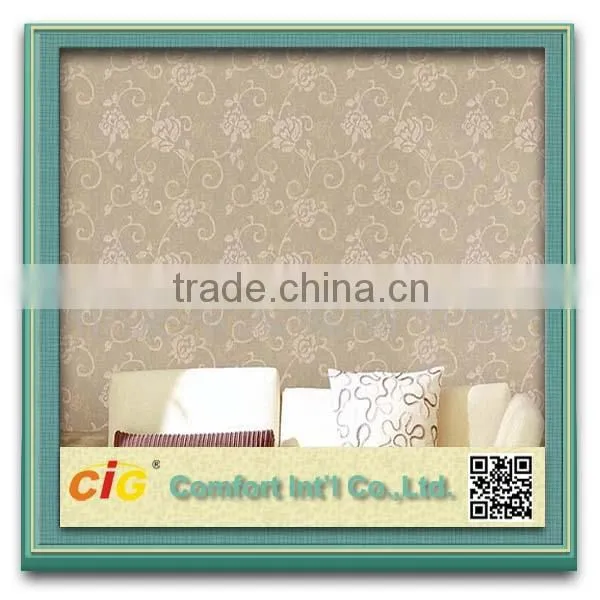 2015 Fashion New Design Non-woven Wallpaper/Wall Cloth/3d Wall Covering Fabric