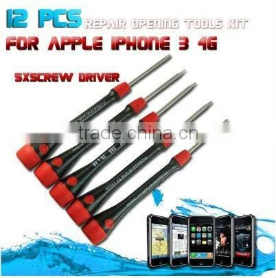 12PCS REPAIR OPENING TOOLS KIT Screwdriver FOR iPHONE 3g 3gs 4g 4gs