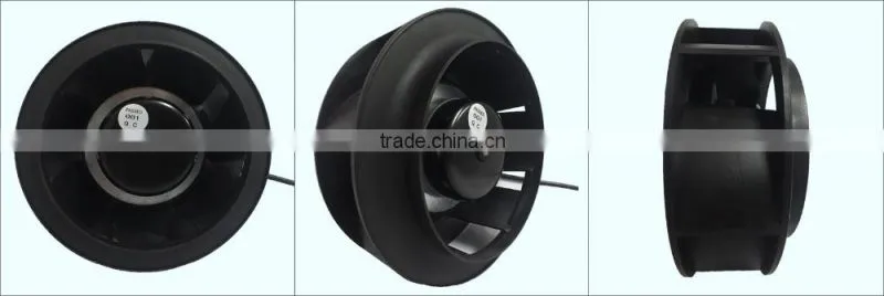 24V centrifugal cooling cabinet fan with high flow 608m3/h