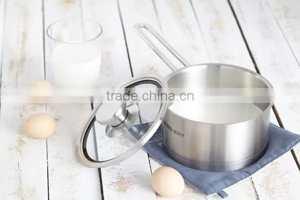 304 stainless steel milk pans induction stainless cookware