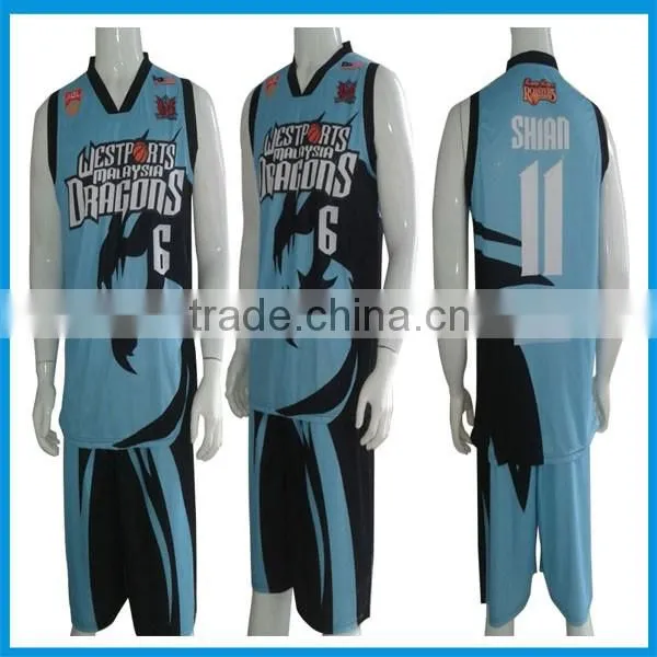 2016 new style custom basketball jersey