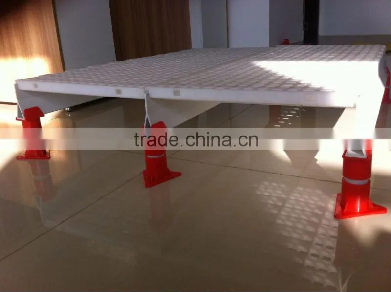 Popular Shandong Province plastic slats flooring for professional poultry farms/poultry plastic slat floor