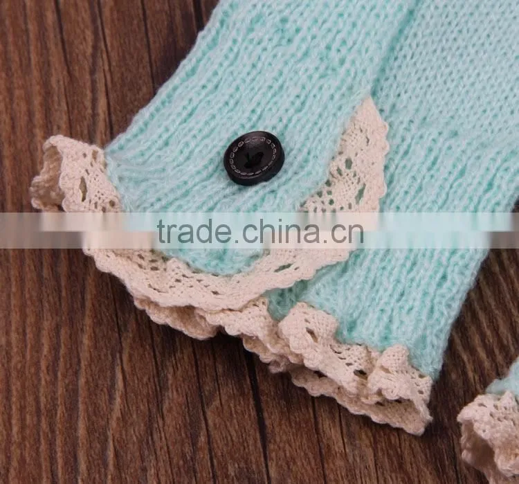 2015 Wholesale Acrylic Crochet Baby Girl Leg Warmers Knitting Leg Warmers For Kid