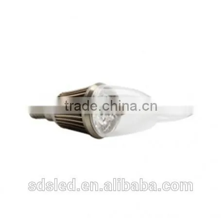 LED Candle bulb 300LM high power Cool White E14 3W LED Candle bulb light