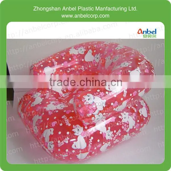 Anbel PVC plastic inflatable flexible paradise chair with headrest