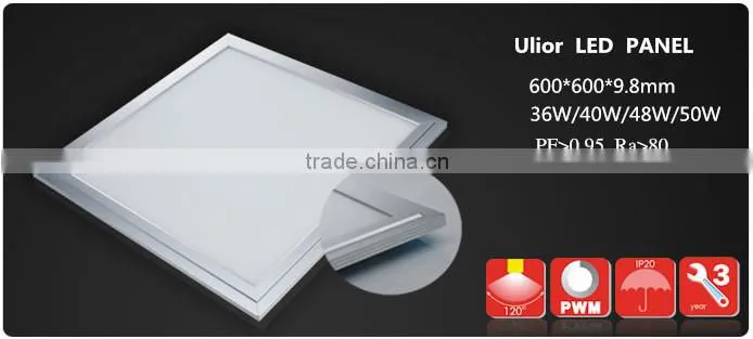 Top quality Square 60x60 cm LED Panel Lighting 40W UlioR