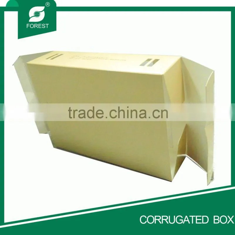 2015 YELLOW CARDBOARD CORRUGATED CARTON BOX EP87515