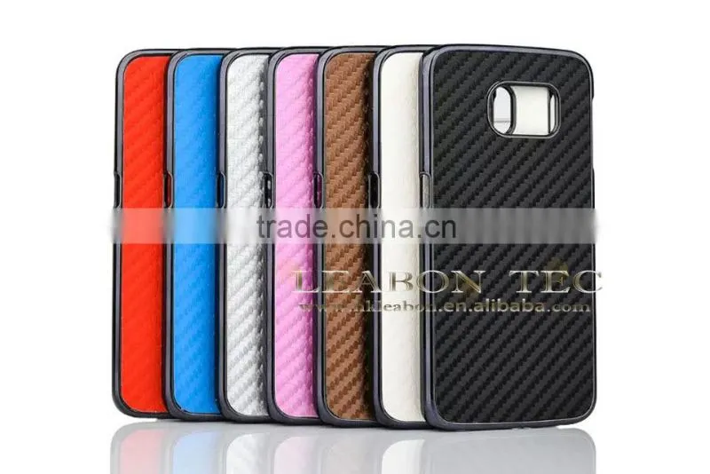 carbon fiber Alibaba wholesale PC phone case for Samsung Galaxy S6