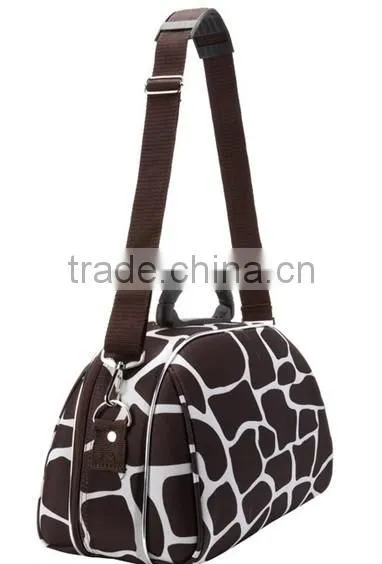 custom black womens toiletry bag