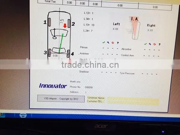 High quality wheel alignment IT661 with CE