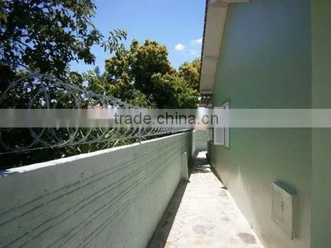 Electro-galvanized razor wire/razor barbed wire mesh fence with surprise price