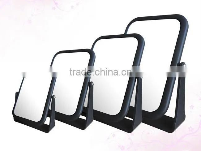 Square shaped makeup mirror 1x/3x double sided