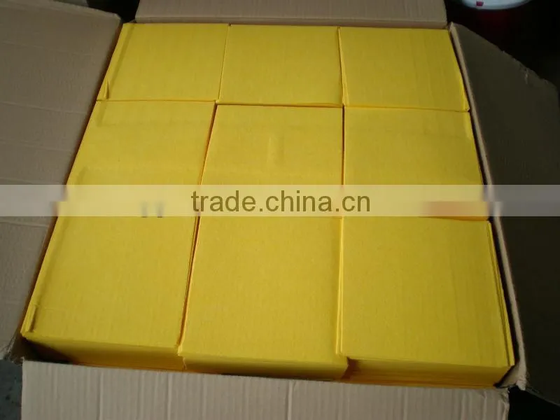 Needle punched nonwoven all purpose cleaning cloth