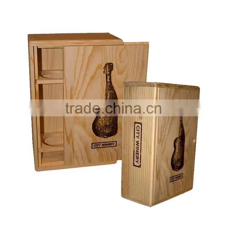 wholesale wooden wine glass gift boxes wholesale