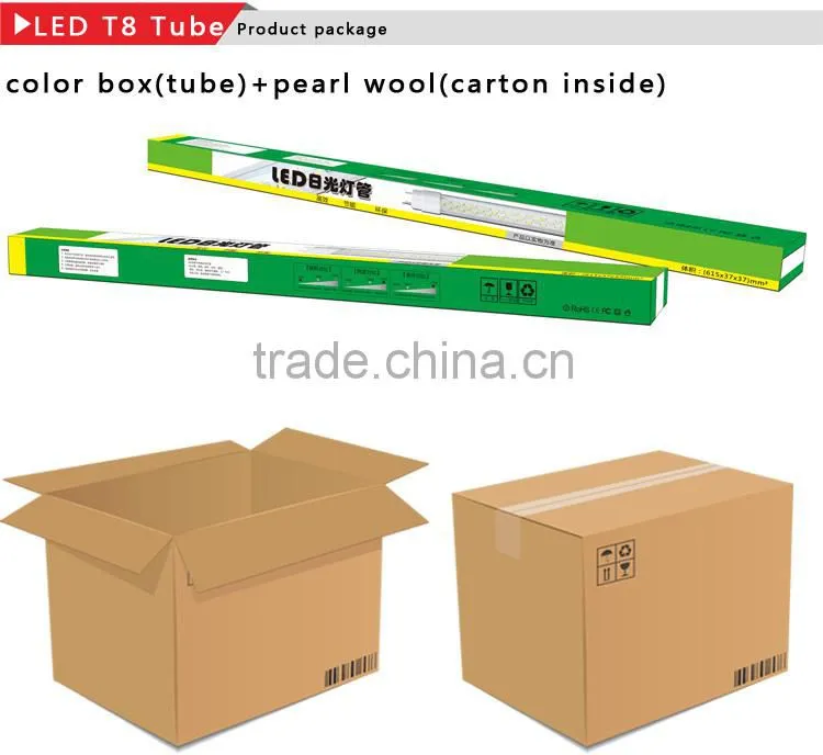 energy saving full plastic cover Epistar smd5730 22w three years warranty guaranteed led t8 tube 5 feet