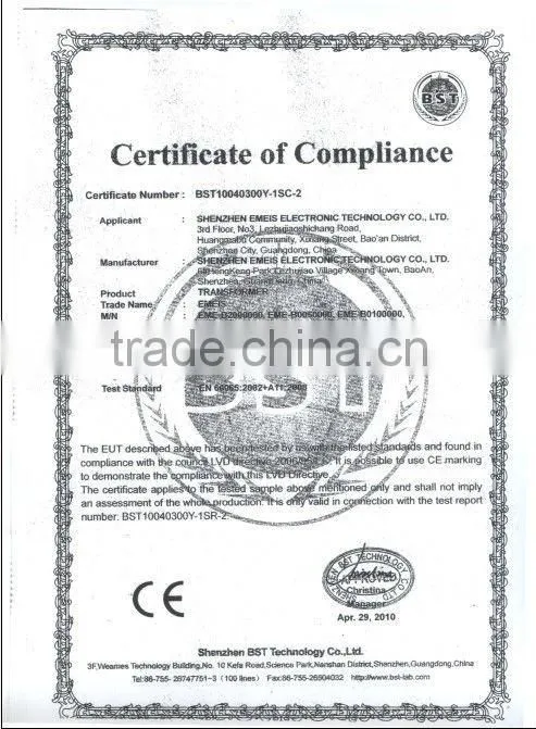 SMD Transformer with high frequency transformer