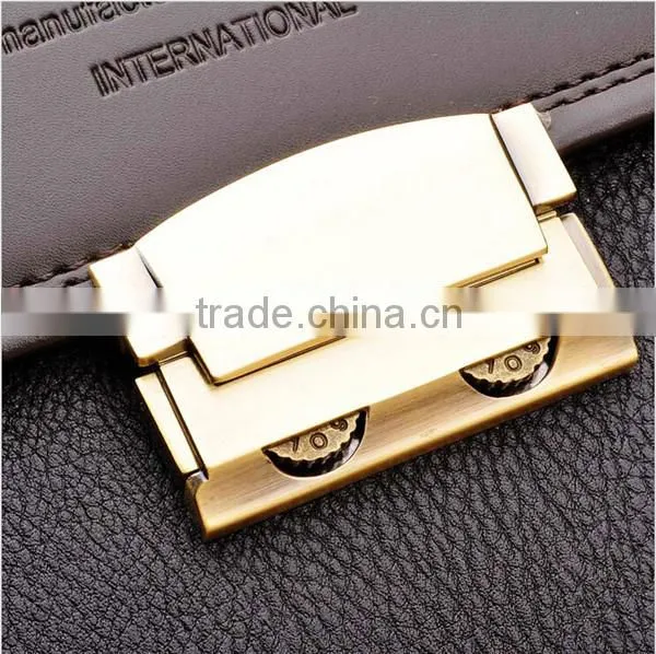 Hot sales New Design Fashion PU Men Business Mini Briefcase