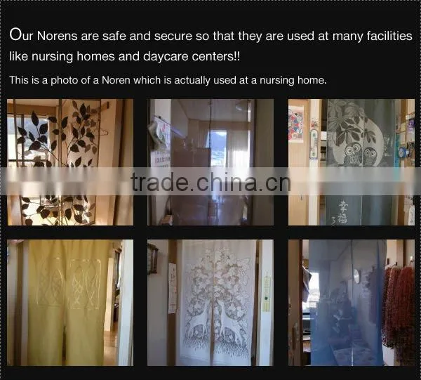 Japan Curtain Drapes Noren 150cm X 85cm Japanese Fire Proofed Door Window Curtain