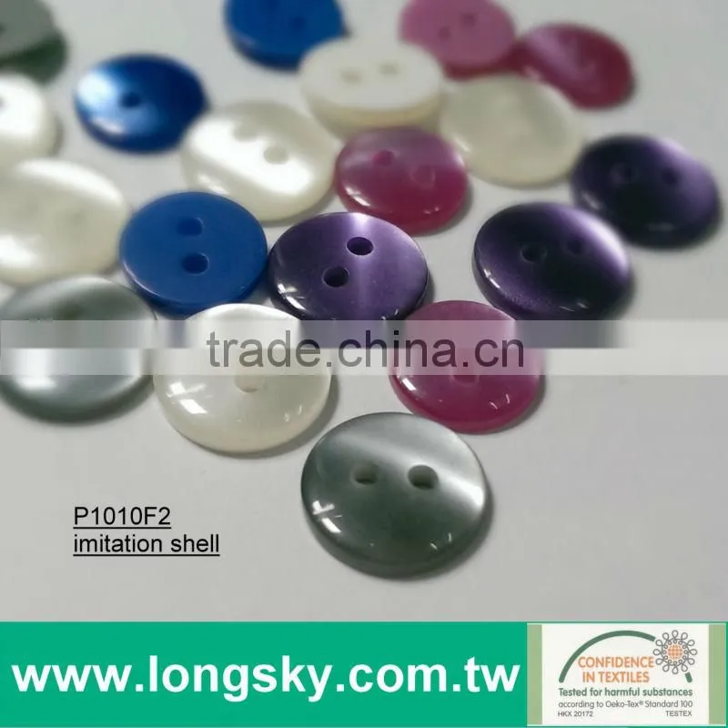(#P07CR1-20L) 15mm fashion dyeable wholesale decorative 4 hole round sew garment button