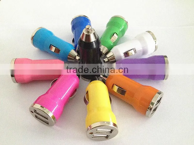 Hot selling dual USB car wireless charger for mobile phone with 5V 2.1A+1A