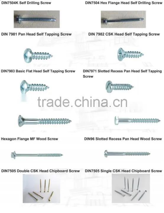 Steel profiles screw -DIN18182 Fine Thread Drywall Screw