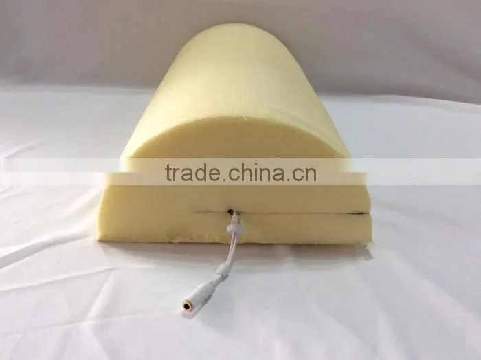 Half clyinder memory foam telephone pillow