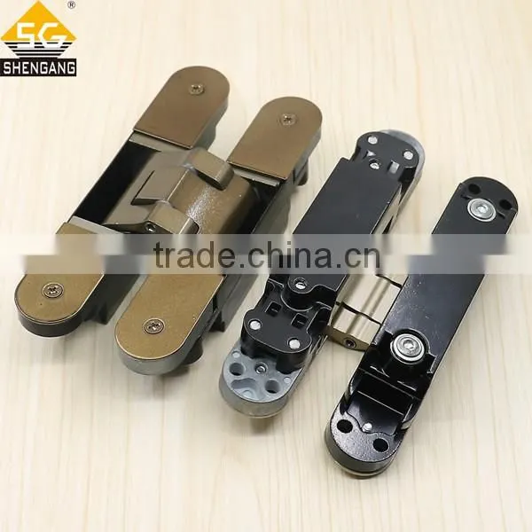 zinc alloy adjustable concealed tectus 340 3d hinge for wooden doors