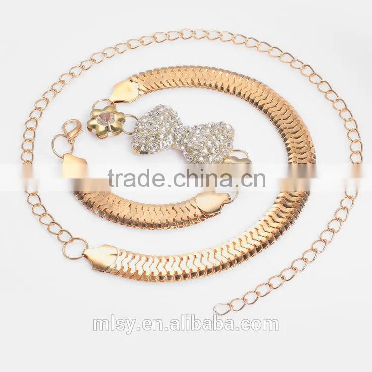 Beautiful women's sexy waist chain for clothing Brightness F1-80042