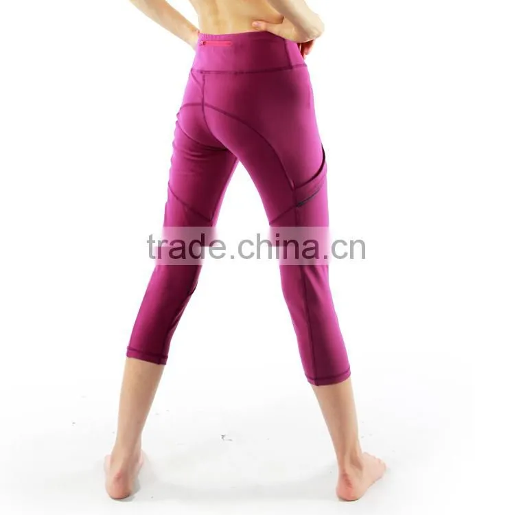 Wholesale fashion fitness girls wear, custom sport tights and yoga capri pants