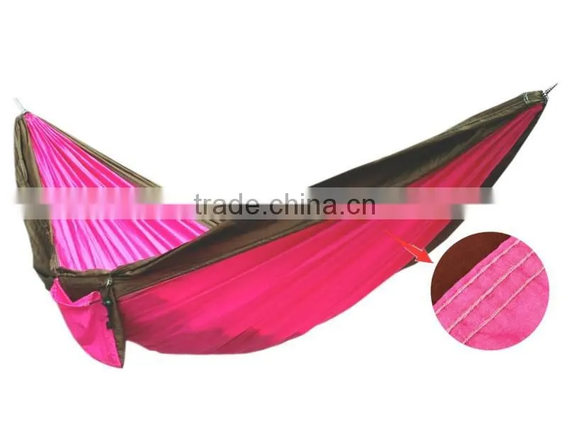 2016 factory light weight parachute hammock double nylon hammock