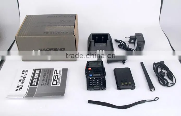 Quanzhou cheap ham radio Baofeng UV-5R walkie talkie 2way radio waterproof walkie talkie/talkie walkie/woki toki with low price