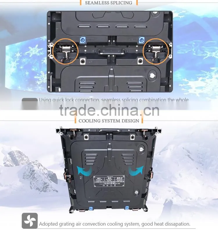 2015 new offer portable good durablity indoor video led display customized
