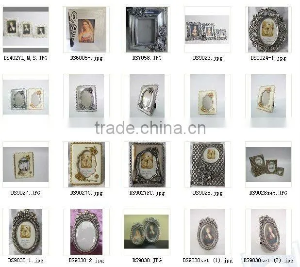 DS4025L,M,S white photo frame wedding souvenir elegant home decor
