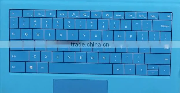 silicone keyboard cover for microsoft surface pro 3 type cover